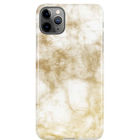Gold and White Marble iPhone Cases